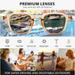 商品图片 17 | B0FHKKRN89 | FEISEDY Retro Square Sunglasses Women Men Vintage Trendy Shades UV400 Protection B0306