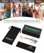 ÉÌƷͼƬ 13 | B0GX6FSM23 | FEISEDY Retro Rimless Rectangle Y2K Tinted Sunglasses for Women Men B0423
