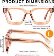ÉÌƷͼƬ 17 | B0CWRK3FFF | FEISEDY Blue Light Blocking Glasses Women Men Chunky Square Computer Glasses B0101