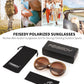 商品图片 19 | B0C7ZVD4MD | FEISEDY Oval Oversized Trendy Sunglasses Women Men Stylish Retro Big Frame Vacation Sun Glasees UV400 Protection B0017