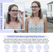 ÉÌƷͼƬ 2 | B0FZTKZ12C | FEISEDY 3 Pack Blue Light Reading Glasses Women Men Rectangular B0368