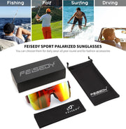 ÉÌƷͼƬ 6 | B0D4Y6RY37 | FEISEDY Sunglasses Men Women, Big Oversized Square Frame,UV400 Mirrored Sun Glasses, Cycling Driving Fishing Hiking B0064