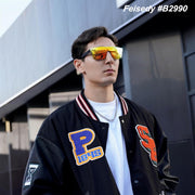ÉÌƷͼƬ 71 | B0BZ4J86KV | FEISEDY Polarized Sunglasses for Men, Z87 Oversized Square Flat Top B2990