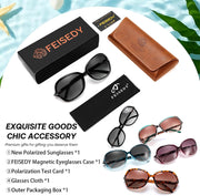ÉÌƷͼƬ 28 | B0H8N71P98 | FEISEDY Fashion Polarized Sunglasses for Women Butterfly UV400 B0424