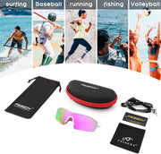 ÉÌƷͼƬ 15 | B0C7189J4Z | FEISEDY Men Sunglasses, Polarized Cycling Sunglasses, UV400 Sports Baseball Running Fishing Hiking Shades B2372