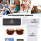 商品图片 35 | B0H2V9BFS5 | FEISEDY Retro Polarized Aviator Square Sunglasses for Women Men UV400 B0357