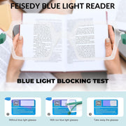 商品图片 18 | B0DNDMV881 | FEISEDY Fashion Blue Light Reading Glasses for Women Square Retro Anti- Glare Digital Eyestrain Readers B0261