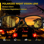 ÉÌƷͼƬ 77 | B081YY5RM3 | FEISEDY Classic Womens Night Glasses Driving Anti Glare Wrap Around Yellow Sunglasses B2548