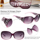 商品图片 30 | B0FZT6D16L | FEISEDY Women's Polarized Sunglasses Wrap Around Rhinestone Design Fashion Sunnies UV400 Protection B1091