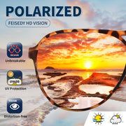 ÉÌƷͼƬ 46 | B0GVSV8P8S | FEISEDY Polarized Aviator Sunglasses for Men Women Trendy Sports TR90 B0378