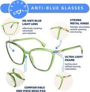 ÉÌƷͼƬ 11 | B0BPXCVHGH | FEISEDY Cat Eye Blue Light Blocking Glasses for Women Computer glasses Fashion Cateye Eyewear B2977