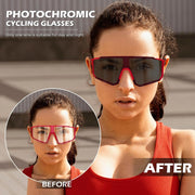 ÉÌƷͼƬ 18 | B0CWVBBLR3 | FEISEDY Photochromic Cycling Glasses for Men Women Clear Mountain Bike Sunglasses Sports Baseball B0133