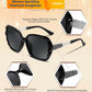 商品图片 63 | B079GT4RXH | FEISEDY Polarized Women Square Sunglasses Sparkling Composite Shiny Frame B2289
