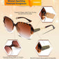 商品图片 50 | B079GT4RXH | FEISEDY Polarized Women Square Sunglasses Sparkling Composite Shiny Frame B2289