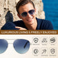 商品图片 26 | B0H4QPVJY6 | FEISEDY Retro Aviator Sunglasses for Women Men UV400 Shades B0409