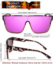 ÉÌƷͼƬ 67 | B0B2836HD6 | FEISEDY Sunglasses for Women Men, Fashion Mirrored Single Lens Shades
