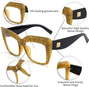 ÉÌƷͼƬ 21 | B07N5J9CF4 | FEISEDY Square Oversized Glasses Frame Eyewear Women B2475