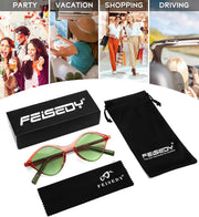 ÉÌƷͼƬ 35 | B0DJ6Y4Z5K | FEISEDY Sunglasses Womens Trendy Rectangle Retro Y2K Classic Sun Glasses Fashion Square UV400 Protection B0235