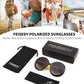 商品图片 13 | B0C7ZVD4MD | FEISEDY Oval Oversized Trendy Sunglasses Women Men Stylish Retro Big Frame Vacation Sun Glasees UV400 Protection B0017