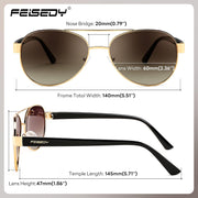 ÉÌƷͼƬ 28 | B0BXXC6Y74 | FEISEDY Classic Aviator Sunglasses for Women Pilot Polarized Sunglasses Men UV400 Protection for Driving Fishing Golf B4109