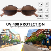 ÉÌƷͼƬ 134 | B0DTHVTKB5 | FEISEDY Retro Oval Sunglasses for Women 90s Narrow Round Lightweight Shades Y2k Trendy Sunnies B1171