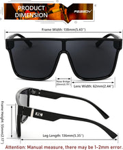 ÉÌƷͼƬ 61 | B0B2836HD6 | FEISEDY Sunglasses for Women Men, Fashion Mirrored Single Lens Shades