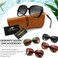 商品图片 7 | B0H8N95LQC | FEISEDY Retro Polarized Sunglasses for Women Chunky Square Frame B0464