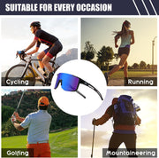 ÉÌƷͼƬ 14 | B0DK3GLVV6 | FEISEDY Cycling Glasses Sports Sunglasses for Men Women, Lightweight TR90 Frame UV400 MTB Running Fishing Baseball B0224