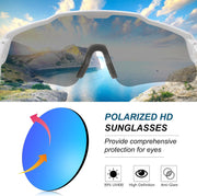 ÉÌƷͼƬ 5 | B0CHHX6DXG | FEISEDY Polarized Youth Sports Sunglasses Teens Cycling Sunglasses Kids Sport Baseball Glasses for Boys Girls Age8-16 B0032