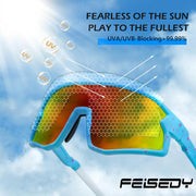 ÉÌƷͼƬ 11 | B0D73JNPNN | FEISEDY Kids Sunglasses Polarized Youth Baseball Sunglasses Sports Cycling Glasses for Boys Girls Age 4-8 B0183