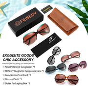 ÉÌƷͼƬ 21 | B0H8N71P98 | FEISEDY Fashion Polarized Sunglasses for Women Butterfly UV400 B0424