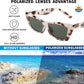 商品图片 20 | B08TM3J1R9 | FEISEDY Small Cateye Square Polarized Sunglasses Women Classic Thick Rectangle Frame UV400 Sun Glasses B2736