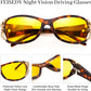 商品图片 69 | B081YY5RM3 | FEISEDY Classic Womens Night Glasses Driving Anti Glare Wrap Around Yellow Sunglasses B2548