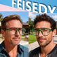 商品图片 58 | B0C6ZZXZ3F | FEISEDY Blue Light Glasses for Women Men Oversized Pilot Lightweight B2866