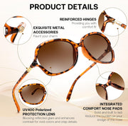 ÉÌƷͼƬ 33 | B0H8N71P98 | FEISEDY Fashion Polarized Sunglasses for Women Butterfly UV400 B0424