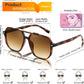 商品图片 24 | B0H71K72HH | FEISEDY Retro Aviator Sunglasses for Women Men 70s Square Sun Glasses B0281