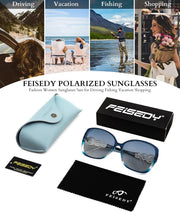 ÉÌƷͼƬ 23 | B0BJ71VZCB | FEISEDY Women's Fashion Sunglasses, Oversized Square Frame with Pearl Sparkling, Polarized UV Protection B2821