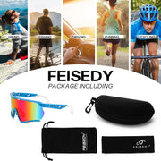 ÉÌƷͼƬ 21 | B0FL29WPXL | FEISEDY Sports Sunglasses for Men Women Youth Baseball Cycling Running Softball Biking Glasses B0305