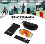 ÉÌƷͼƬ 6 | B0CSDCDBR7 | FEISEDY Cycling Sunglasses for Men Women, Sports Glasses for Youth Running Baseball Shades UV400 Protection B0108