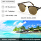 商品图片 7 | B093PN4RN2 | FEISEDY Sunglasses for Men Women Finish Semi-Rimless Frame Driving Sun glasses Mirror Lens 100% UV Blocking B2242 (3 Pack)