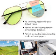 ÉÌƷͼƬ 2 | B0GJYYQGWC | FEISEDY Photochromic Progressive Multifocal Aviator Reading Glasses B0396