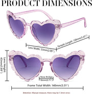ÉÌƷͼƬ 49 | B0B8R3G4T8 | FEISEDY Love Heart Shaped Sunglasses for Women Trendy Retro Cat Eye Mod Style Stylish Glasses B2336