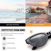 ÉÌƷͼƬ 3 | B0GVNVB7XS | FEISEDY Retro Oval Cat Eye Sunglasses for Women UV400 Protection B0419