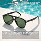 商品图片 12 | B0GXMV1N2N | FEISEDY Retro Aviator Sunglasses for Women Men Square Sunnies 70s Pilot Style Lightweight UV400 Shades B0421