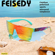 ÉÌƷͼƬ 84 | B0BZ4J86KV | FEISEDY Polarized Sunglasses for Men, Z87 Oversized Square Flat Top B2990