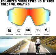 ÉÌƷͼƬ 34 | B0CTQ1VCY3 | FEISEDY Polarized Sports Sunglasses for Men Women, Baseball Cycling Fishing Sunglasses UV400 Protection B0134