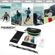ÉÌƷͼƬ 34 | B0DGTRTMPX | FEISEDY Sports Sunglasses for Men and Women, Large Rectangular Lens, Baseball Cycling Running Sunglasses B0243