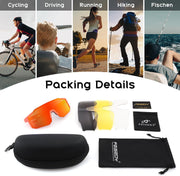 ÉÌƷͼƬ 34 | B0FMRGGCL4 | FEISEDY Polarized Sports Sunglasses for Men Women Youth - Baseball, Running, Cycling UV400 Protection 4 Lenses B0279