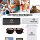 商品图片 28 | B0H2V9BFS5 | FEISEDY Retro Polarized Aviator Square Sunglasses for Women Men UV400 B0357
