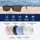 商品图片 6 | B0FG2HCVQL | FEISEDY Rectangle Sunglasses Women Men Trendy Classic Sunglasses Fashion Retro Vintage Square Frame Polarized UV400 B0288